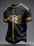 Men's Mexico Football Lover Printed T-shirt