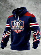 Men's Sporty Printed Hoodie