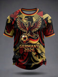 Men's Germany Football Lover Short Sleeves T-shirt