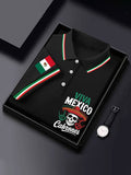 Men's Mexican Flag Independence Day VIVA Mexican Casual Short Sleeve Tee
