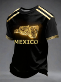 Men's Mexico Baseball Lover Print short sleeves t-shirt