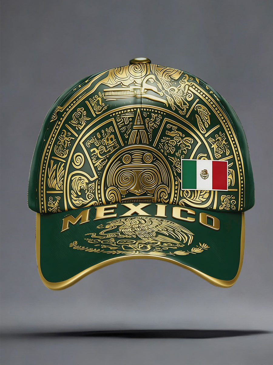 Unisex Mexico Football Lover Printed Hat