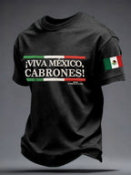 Men's Mexico Baseball Lover Printed T-shirt