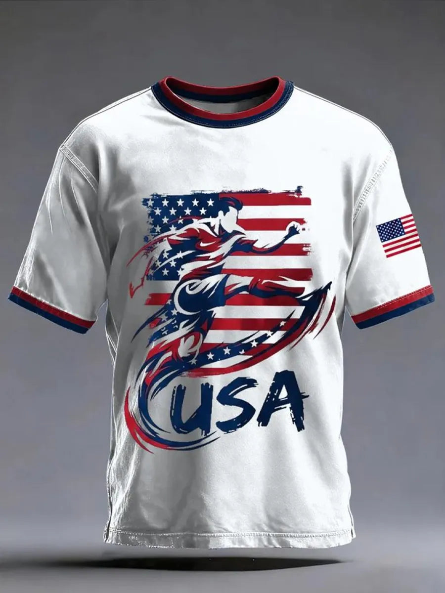 Usa Soccer T-Shirt, World Cup 2026 Fan Shirt, United States Football Graphic Tee, Gift For Soccer Dad