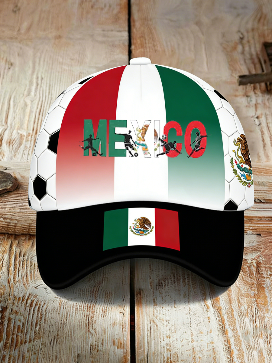 Unisex Mexico Baseball Lover Print Hat