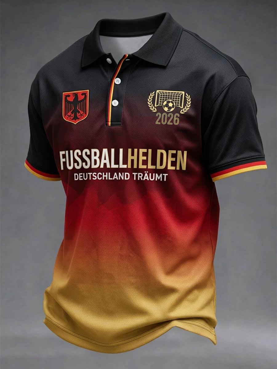 Men's Germany Football Supporter Printed Shirt