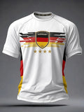 Men's Soccer Print Short-Sleeve T-Shirt