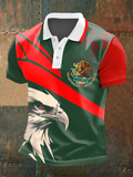 Men's Mexico Printed Polo Shirt