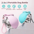 💪 SELLING FAST! 49% OFF 🐾 2-in-1 Stainless Steel Portable Dog Water Bottle & Bowl