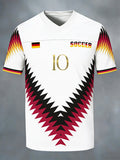 Men's German Soccer World Cup Short-Sleeved Sports T-Shirt