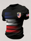 Men's Soccer 2026 USA Flag  T-Shirt