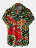 Men's Jalapeño Print Casual Shirt