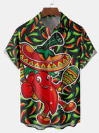 Men's Jalapeño Print Casual Shirt