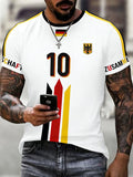 Men's Germany Soccer  Print T-Shirt