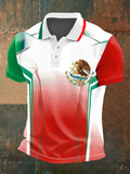Men's Mexico Printed Polo Shirt