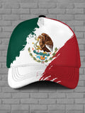 Unisex Mexicn Falg Print Hat