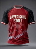Men's German Football Fan Print T-shirt