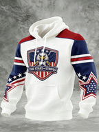 Men's Sporty Printed Hoodie