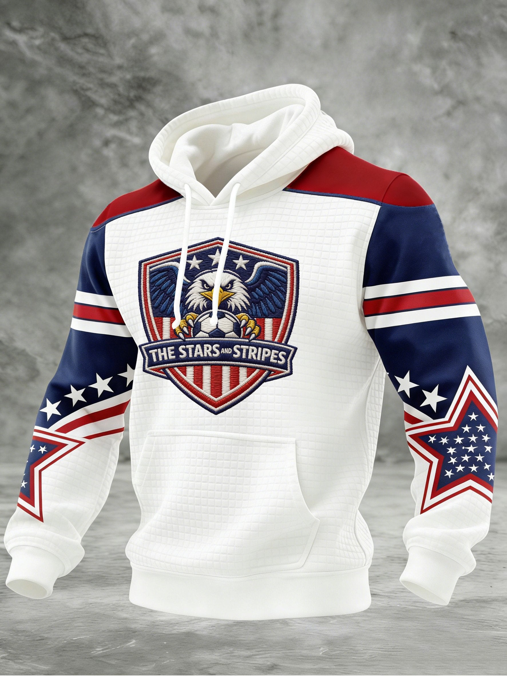Men's Sporty Printed Hoodie