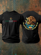 Men's Mexican Flag Independence Day Casual Tee