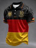 Men's Germany Football Supporter Printed Shirt