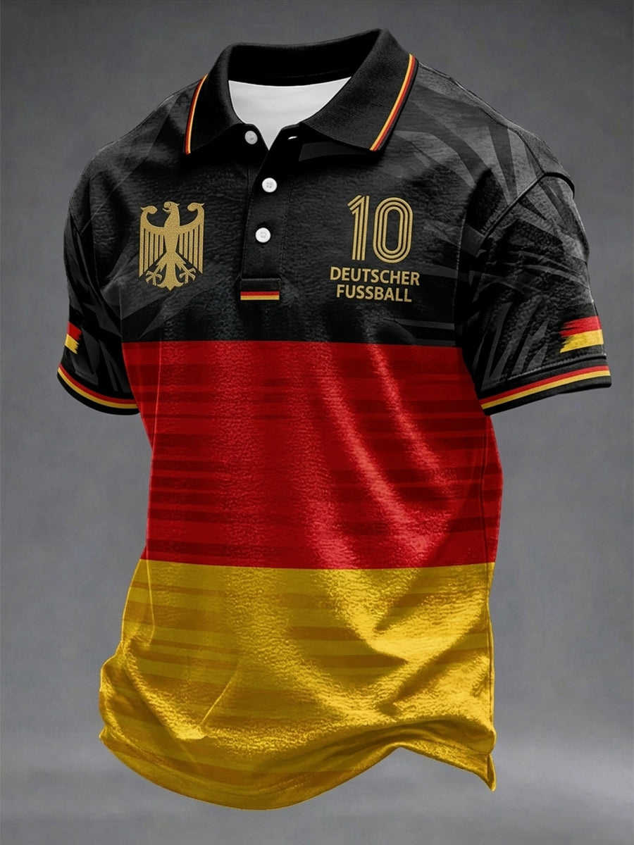 Men's Germany Football Supporter Printed Shirt
