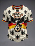 Men's Germany Football Lover Short Sleeves T-shirt