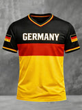 Men's Germany Soccer  Print T-Shirt