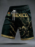 Men's Mexican Soccer Print Casual Shorts