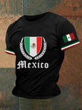 Men's Mexican Flag Print T-Shirt