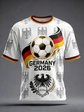 Men's Soccer Print Short-Sleeve T-Shirt