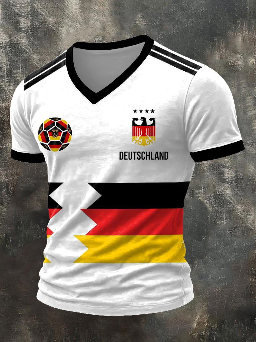 Men's German 2026   V-neck T-shirt