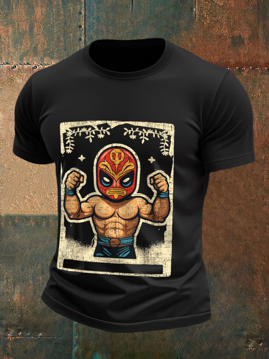Men's Mexican Freestyle Wrestling Mask T-Shirts
