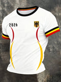 Men's Germany Soccer  Print T-Shirt