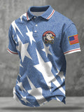 Men's USA Football Lover Printed Casual Tops