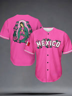 Men's Mexico Baseball Lover Printed Shirt