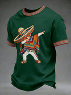 Men's Cinco de Mayo Print Casual T-Shirt