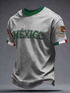 Unisex Mexico Football Lover Printed T-shirt