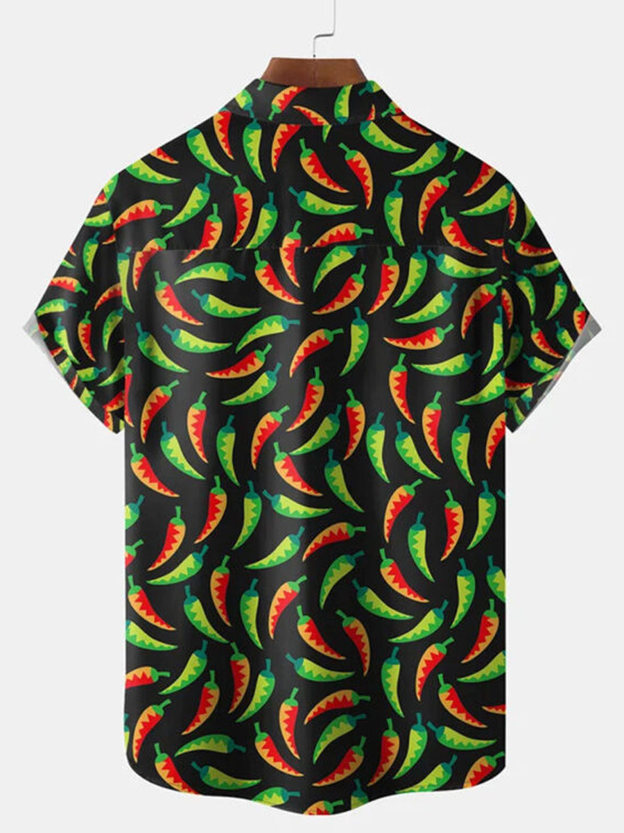 Men's Jalapeño Print Casual Shirt