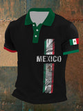 Men's Mexican Flag Short Sleeve Top