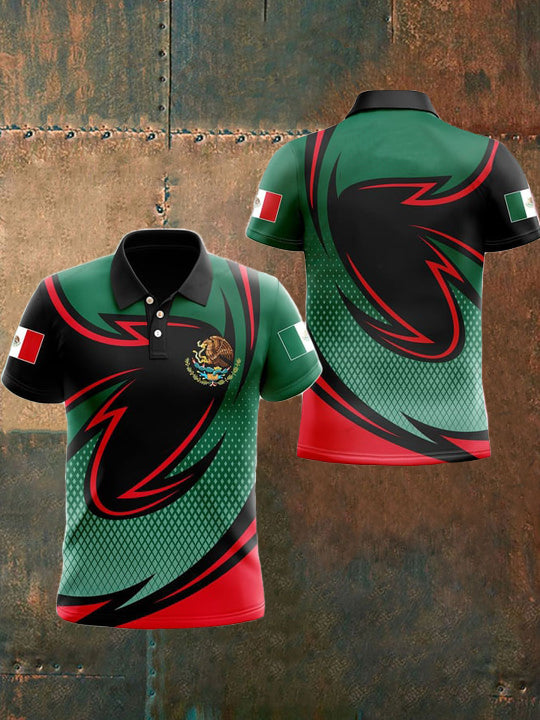 Men's short sleeve polo shirt