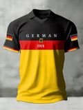 Men's German Football Print Shirt