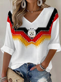 Women's Soccer Print Casual T-Shirt