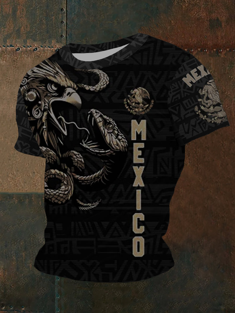 Men's Mexican Culture Aztec Casual Sport Top