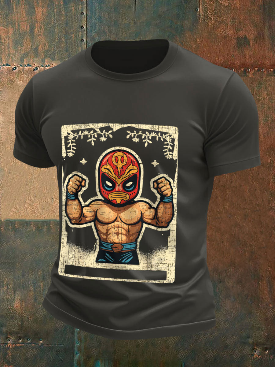 Men's Mexican Freestyle Wrestling Mask T-Shirts