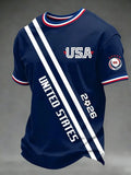 Usa Soccer T-Shirt, World Cup 2026 Fan Shirt, Us Football Shield, Gift For Soccer