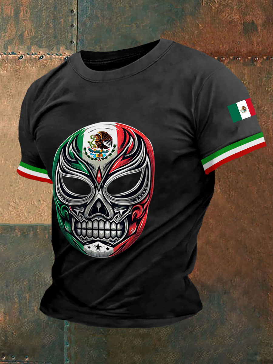 Men's Mexican Freestyle Wrestling Mask T-Shirts