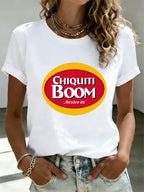 Women's Mexico Football Lover Funny Chiquitibum Printed T-Shirt