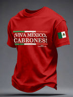 Men's Mexico Baseball Lover Printed T-shirt