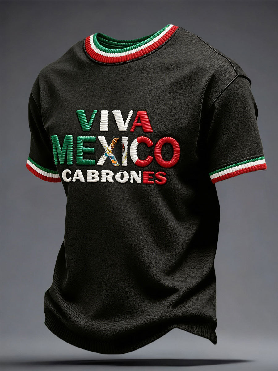 Men's Mexico Baseball Lover Print T-shirt